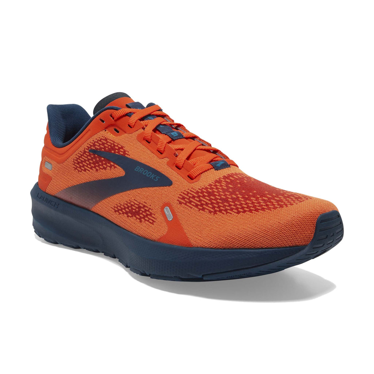 Brooks Launch 9 chaussures de course à pied flame titan pour homme oblique