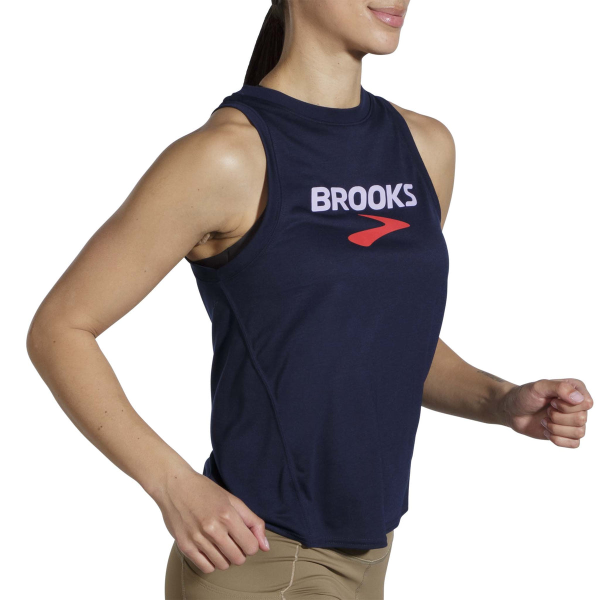 Brooks Distance Graphic camisole de course à pied pour femme marine
