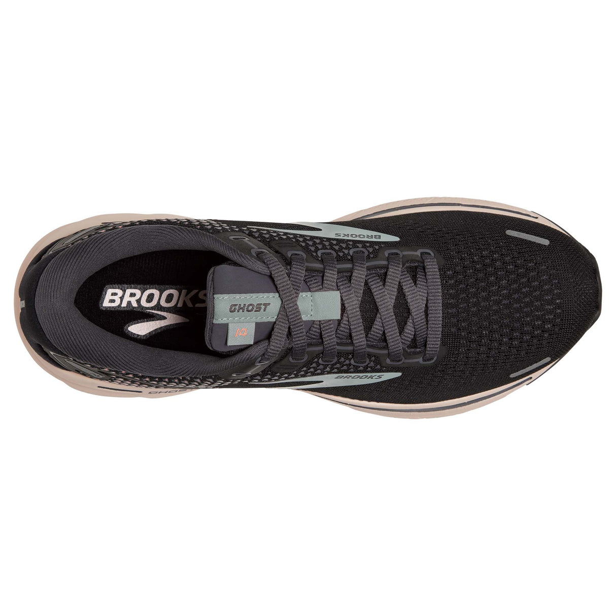 Brooks Ghost 14 chaussures de course a pied pour femme black pearl peach empeigne