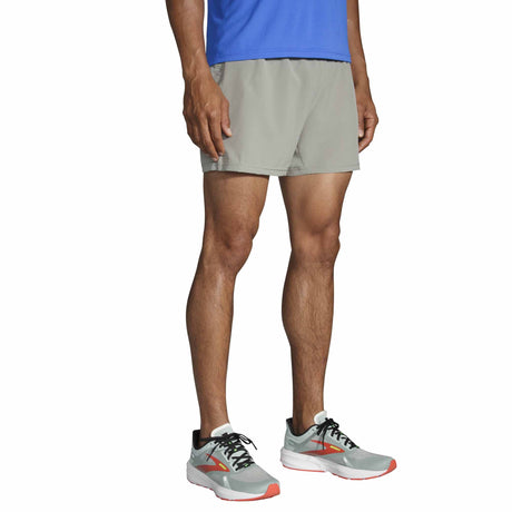 Brooks Sherpa 5-inch short de course à pied pour homme - Shadow / Bluetiful