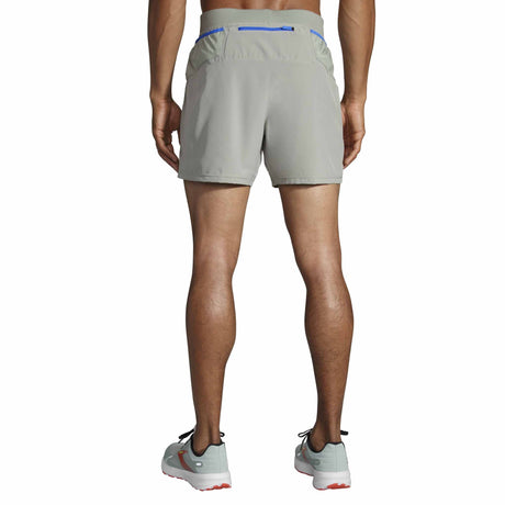 Brooks Sherpa 5-inch short de course à pied pour homme - Shadow / Bluetiful