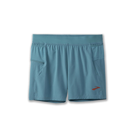 Brooks Sherpa 5 pouces 2-en-1 short de course homme - slate blue