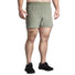 Brooks Sherpa 5" short course homme face - pebble