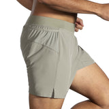 Brooks Sherpa 5" short course homme lateral - pebble