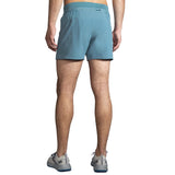 Brooks Sherpa 5" short course homme dos - slate blue