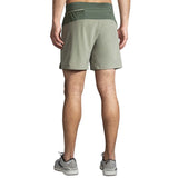 Brooks Sherpa 7-inch 2-in-1 short de course à pied homme dos- pebble / dark pebble