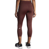 Brooks Method 3/4 Tight legging de course à pied femme run raisin dos