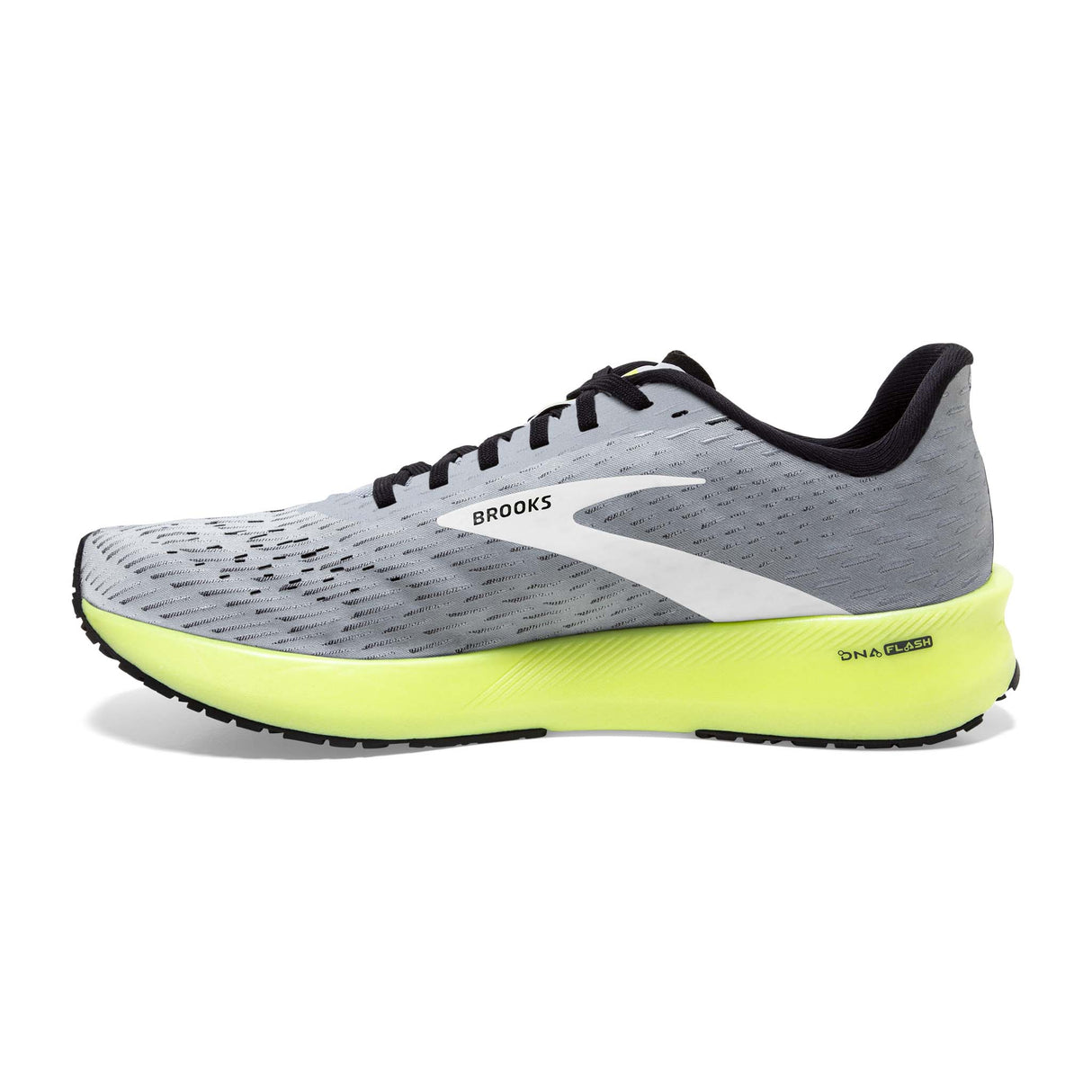 Brooks Hyperion Tempo souliers de course homme gris noir nightlife lateral