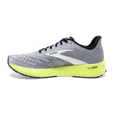 Brooks Hyperion Tempo souliers de course homme gris noir nightlife lateral