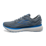 Brooks Glycerin 19 souliers course homme quarry grey dark blue lateral
