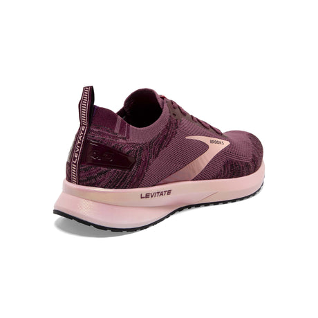 Brooks Levitate 4 chaussures de course a pied pour femme nocturne coral talon