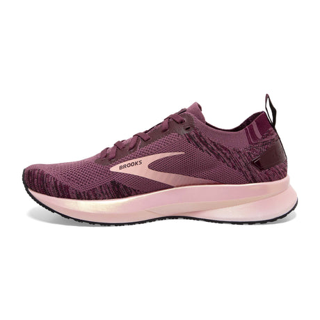 Brooks Levitate 4 chaussures de course a pied pour femme nocturne coral lateral