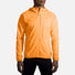 Brooks Canopy Jacket de course orange fluo live homme