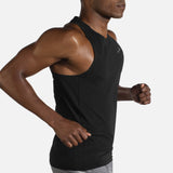 Brooks Atmosphere Singlet de course noir homme live 2