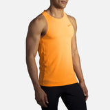 Brooks Atmosphere Singlet de course fluoro orange  homme