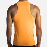 Brooks Atmosphere Singlet de course fluoro orange homme dos