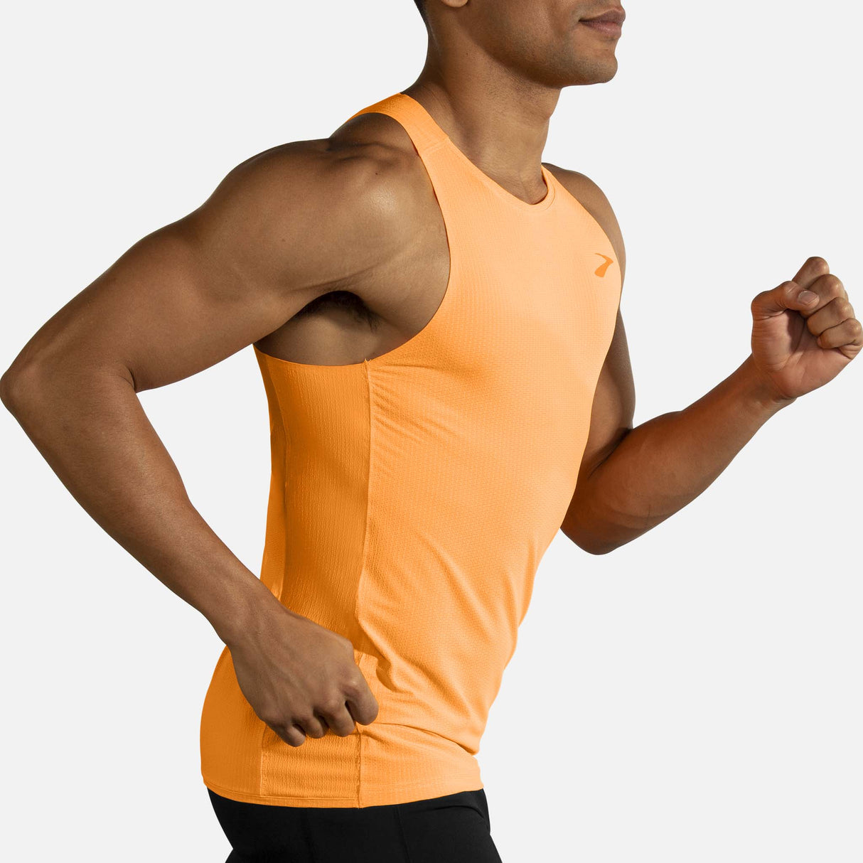 Brooks Atmosphere Singlet de course fluoro orange homme  live