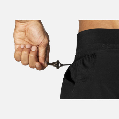Brooks Sherpa 5" 2-en-1 short de course noir homme cle