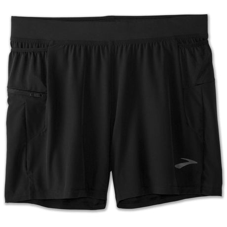 Brooks Sherpa 5" 2-en-1 short de course noir homme