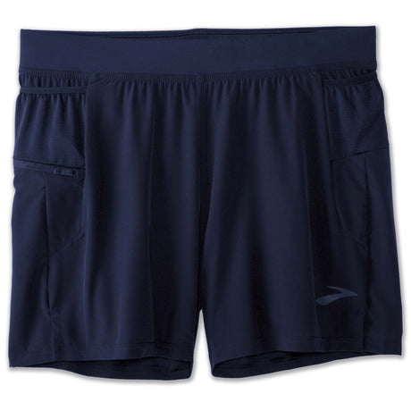 Brooks Sherpa 5" 2-en-1 short de course marine homme
