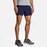 Brooks Sherpa 5" 2-en-1 short de course marine homme