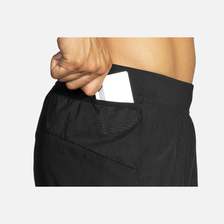 Brooks Sherpa 5" short course noir homme pochette 2