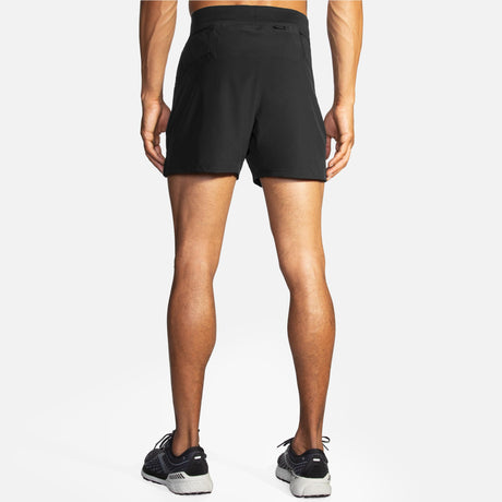 Brooks Sherpa 5" short course noir homme dos