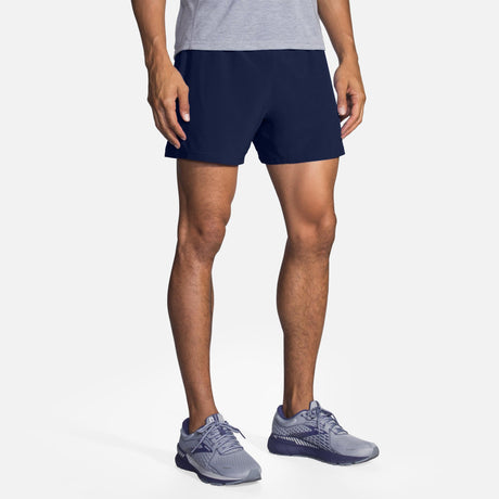 Brooks Sherpa 5" short course bleu marine homme