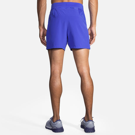 Brooks Sherpa 5" short course bleu royal homme dos
