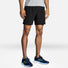 Brooks Sherpa 7" short course noir homme face