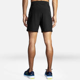 Brooks Sherpa 7" short course noir homme dos