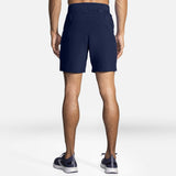 Brooks Sherpa 7" short course marine homme dos