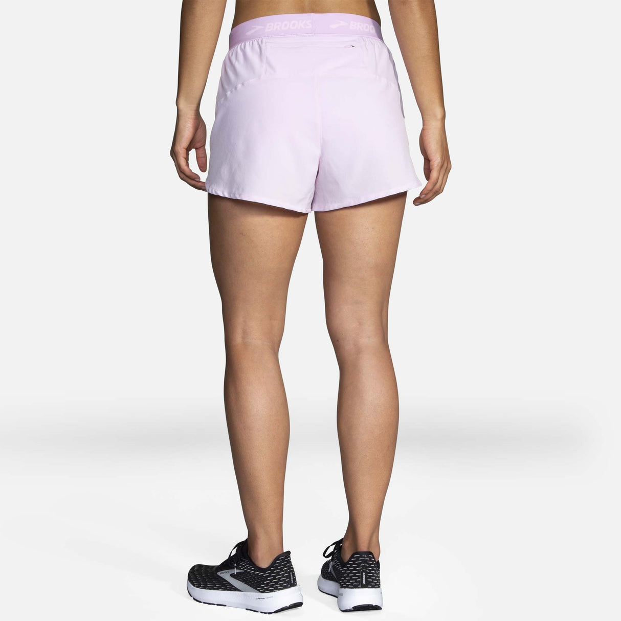 Brooks Chaser 3" shorts course orchid haze femme dos