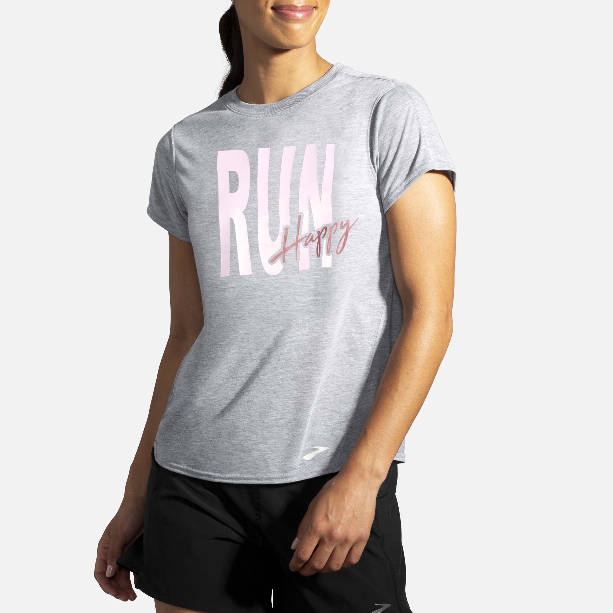 Brooks Distance Graphic Short Sleeve Running T Shirt for women