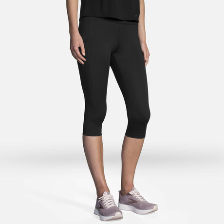 Brooks Method 1/2 Crop Tight noir femme face 2