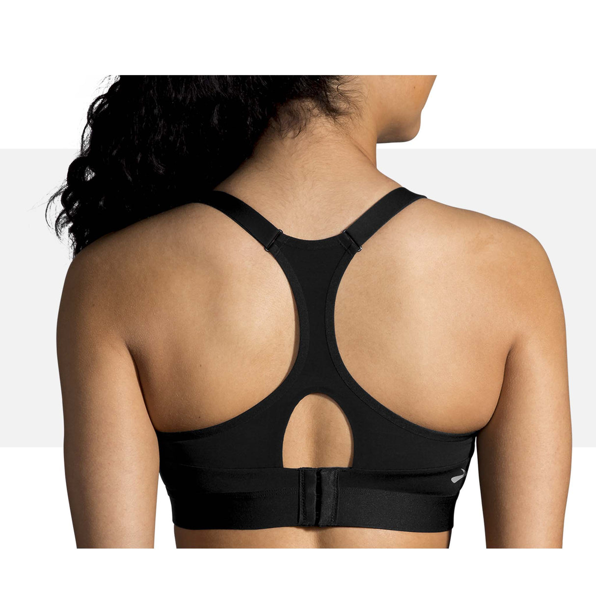 Brooks Dare Racerback top course noir femme dos