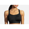 Brooks Dare Racerback top course noir femme face