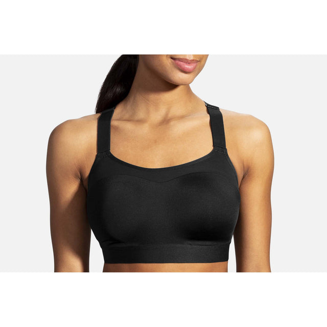 Brooks Dare Racerback top course noir femme face