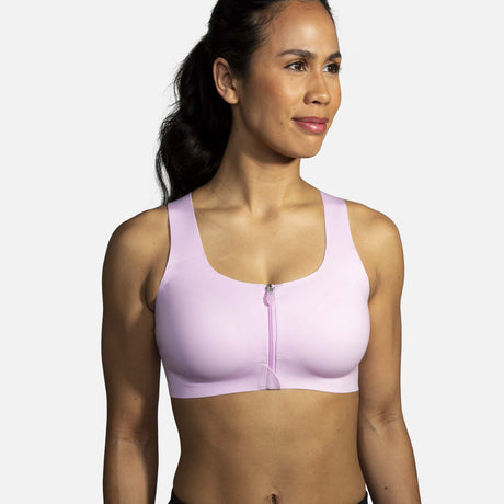 Brooks Dare Zip soutien-gorge orchid haze femme avant