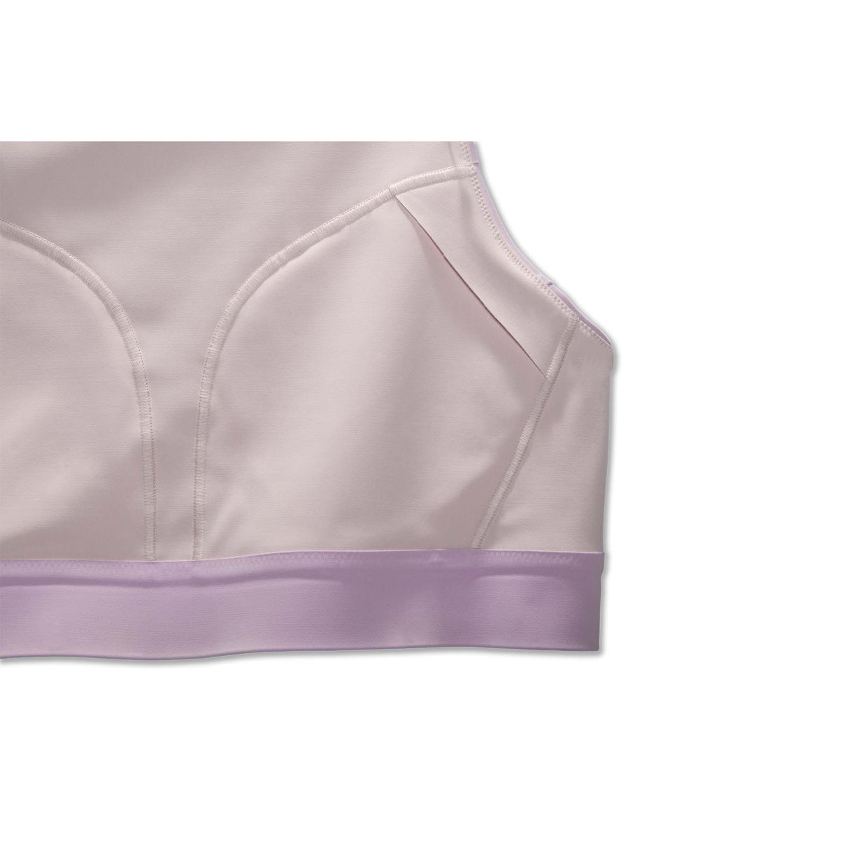 Brooks Drive 3 Pocket Run Bra orchid haze rosewater detail