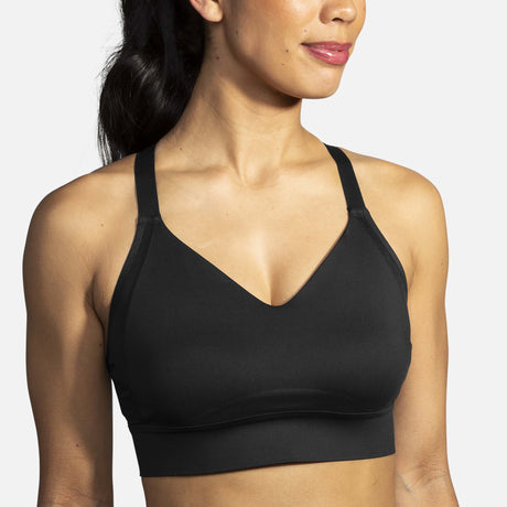 Brooks Drive Interlace Bra noir face