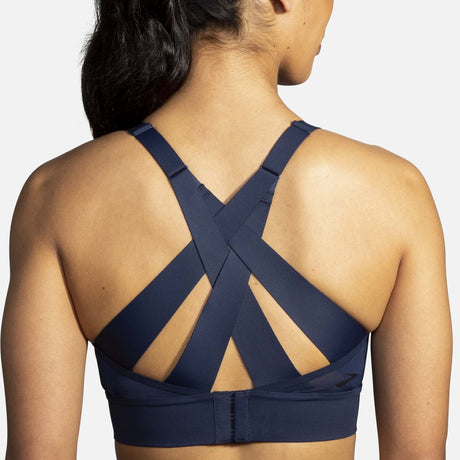 Brooks Drive Interlace Bra marine dos