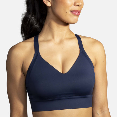 Brooks Drive Interlace Bra marine face