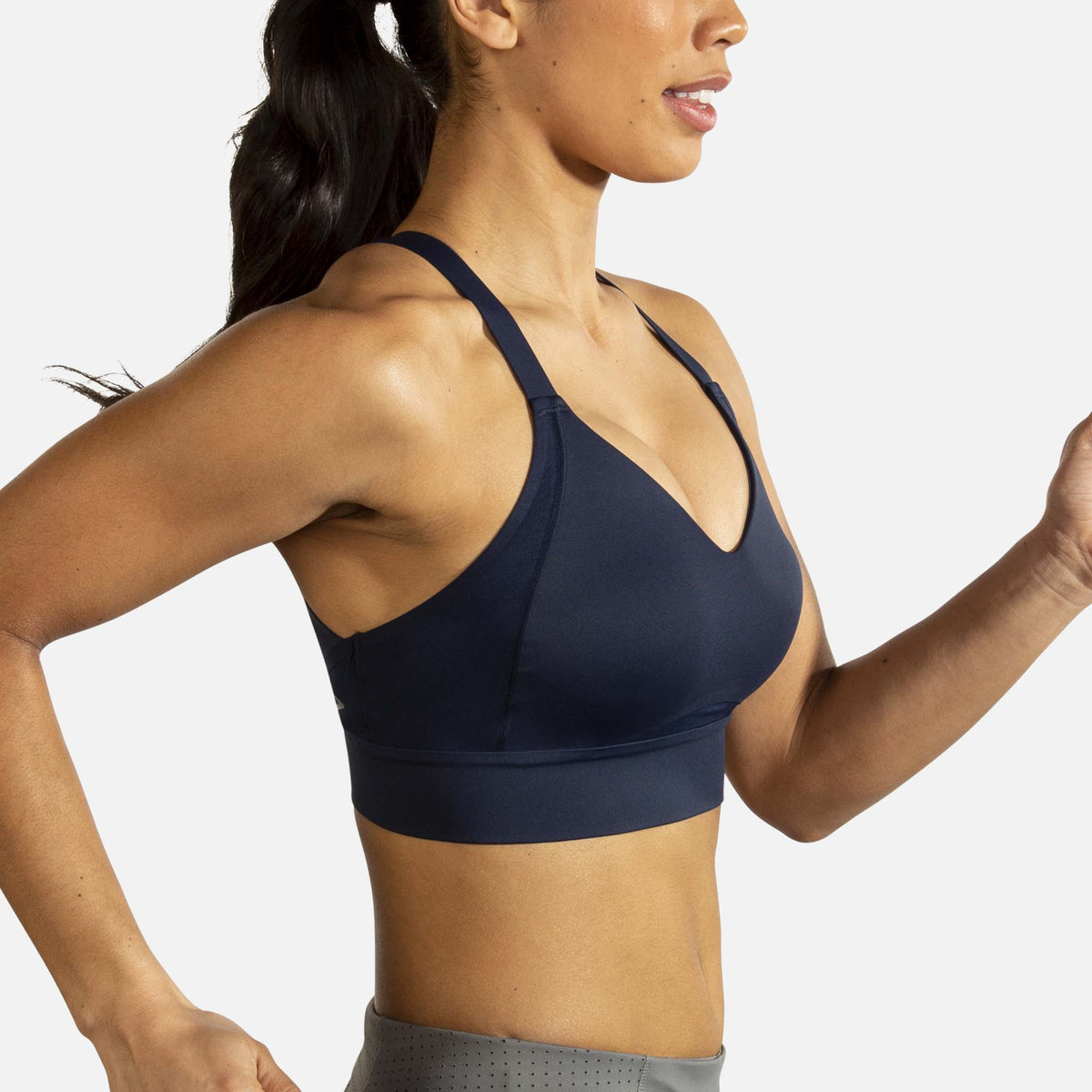 Brooks Drive Interlace Bra marine action
