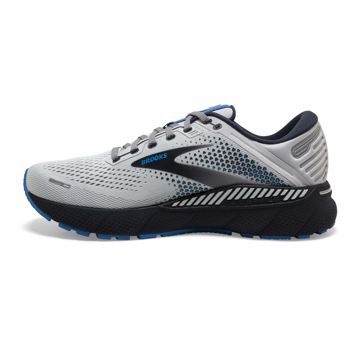 Brooks Adrenaline GTS 22 chaussures de course à pied homme - oyster india ink blue lateral