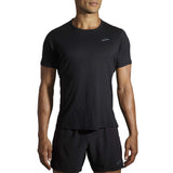 Brooks Atmosphere T-shirt de course à pied noir homme live