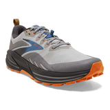 Brooks Cascadia 16 chaussures de course à pied trail homme - oyster mushroom alloy orange pointe