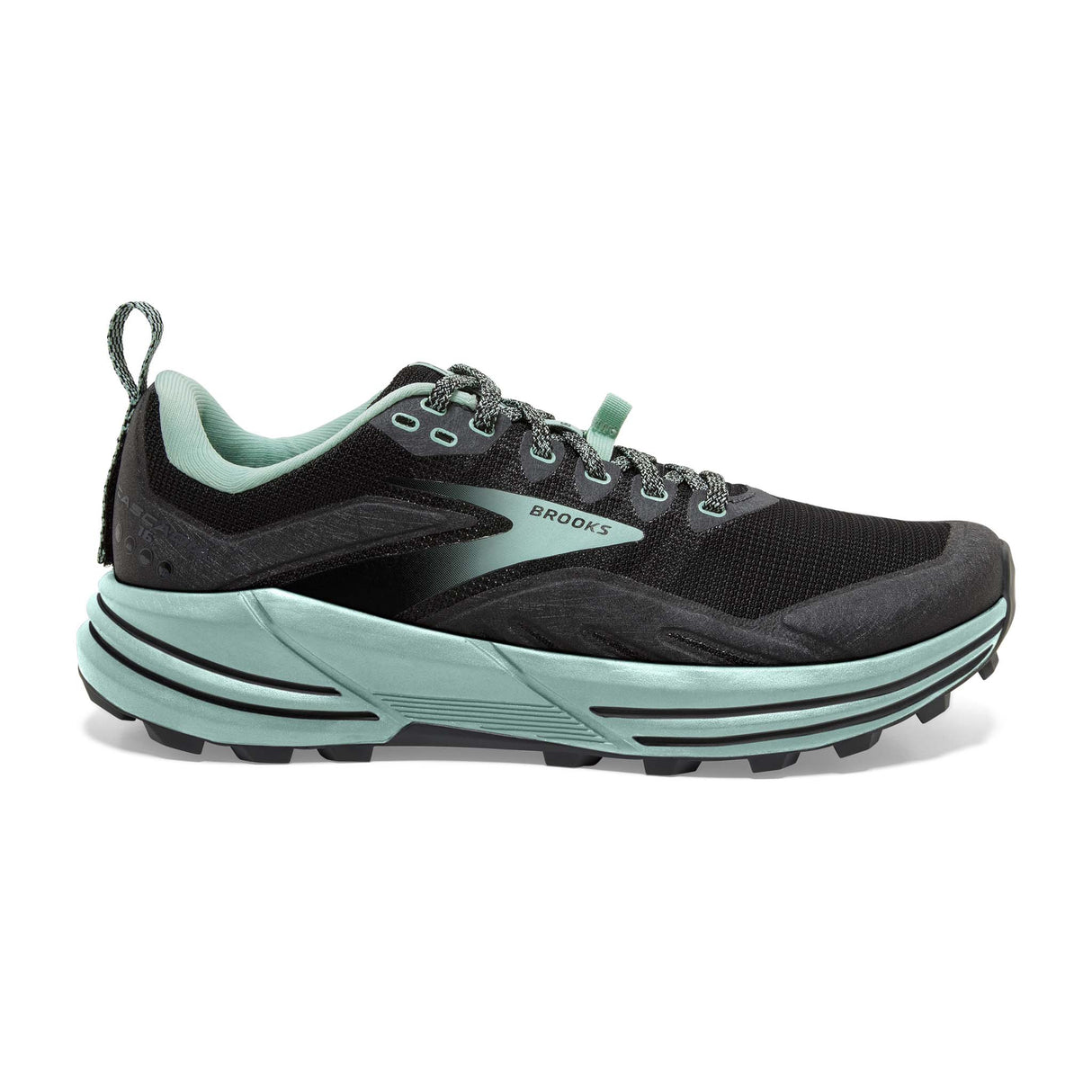 Brooks Cascadia 16 chaussures de course à pied trail femme -black ebony yucca