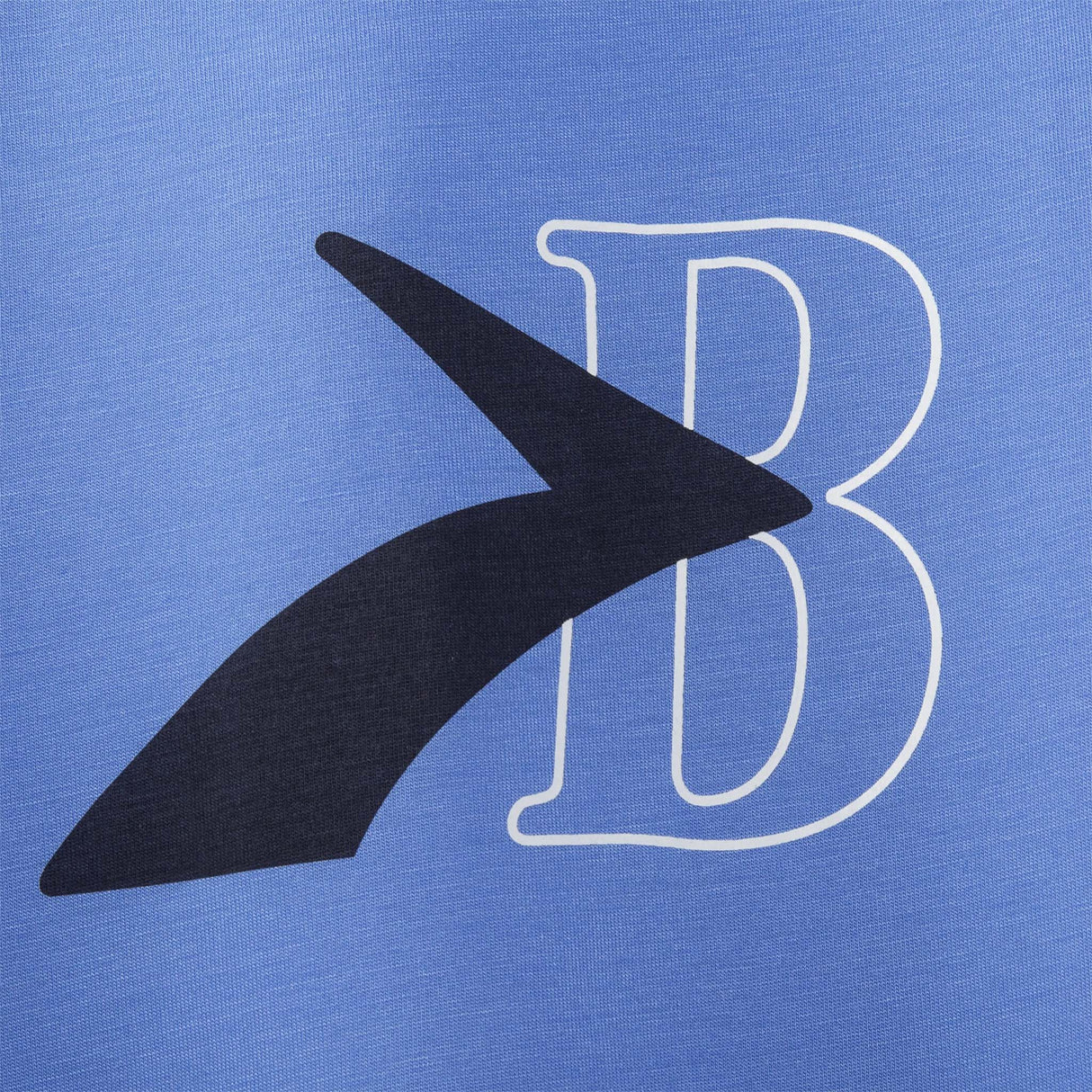 Brooks Distance Graphic T-shirt vivid blue logo homme detail