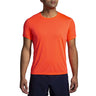 Brooks Distance T-shirt sport vivid flame homme face